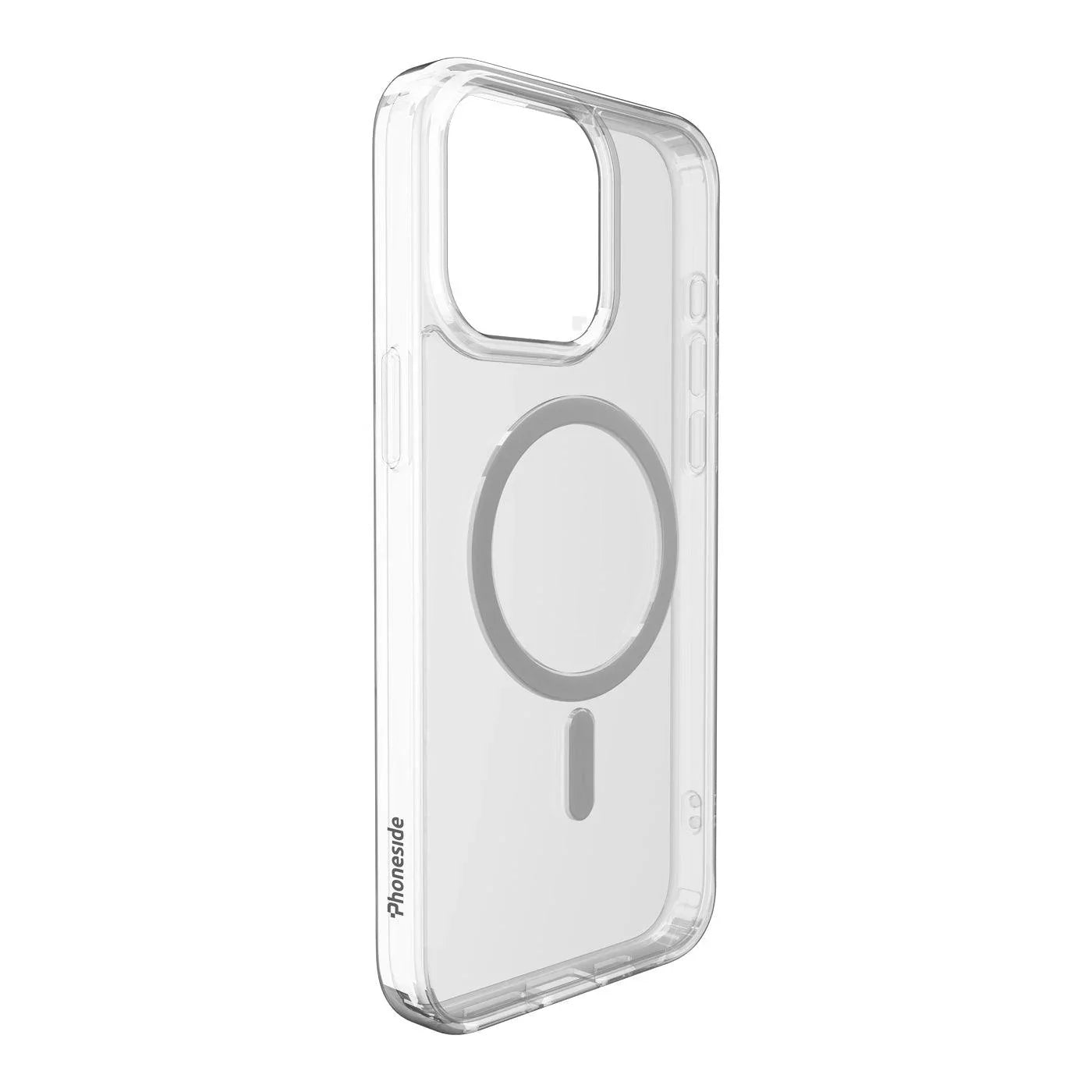 Phoneside Clearcase - Coque Transparente TPU - iPhone 15/Plus/Pro/Max - Phoneside