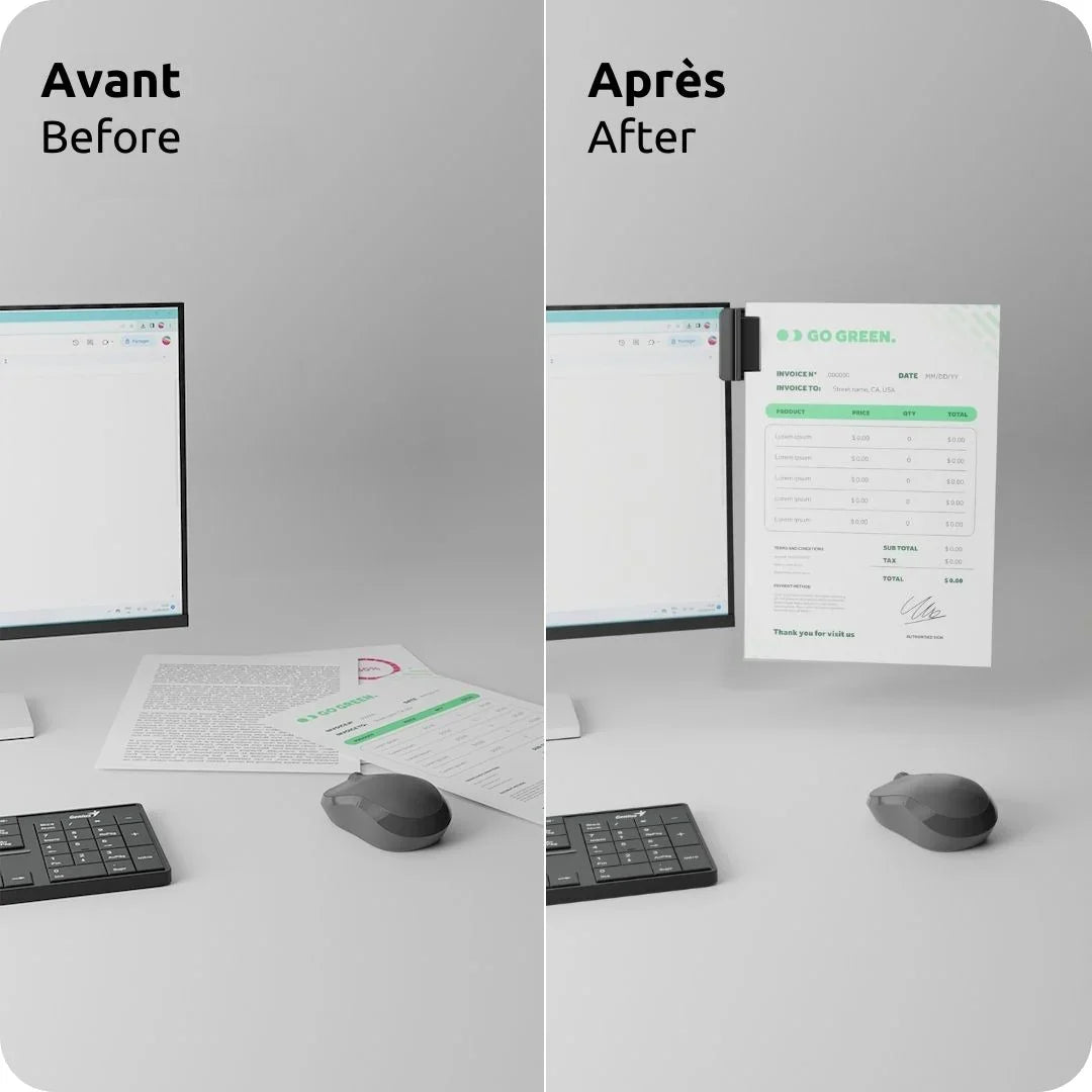 Paperclip - Support de papier clipsable