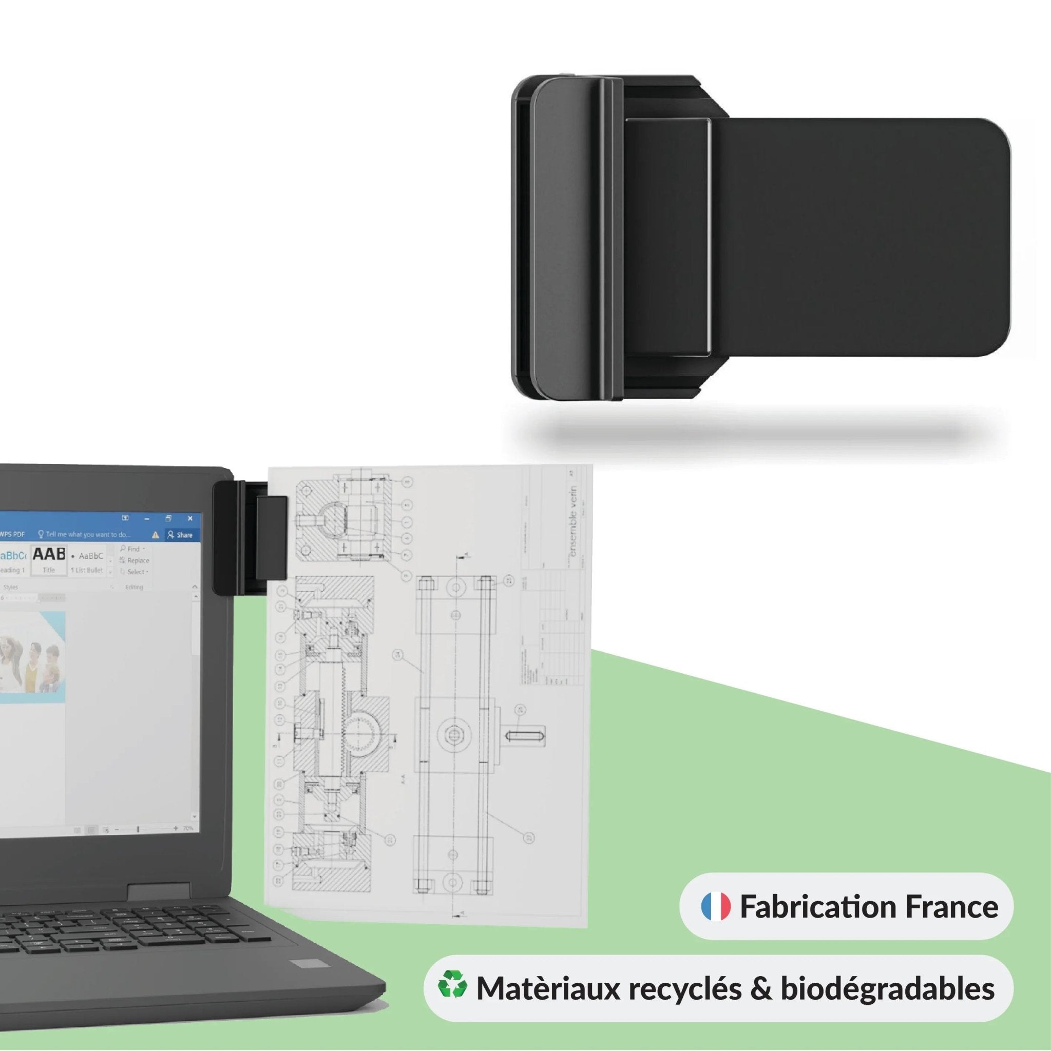 Paperclip - Support de papier clipsable