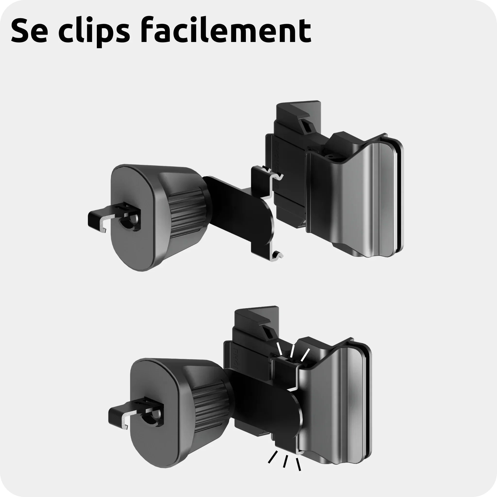 Kit Carclip - Support de téléphone pour voiture