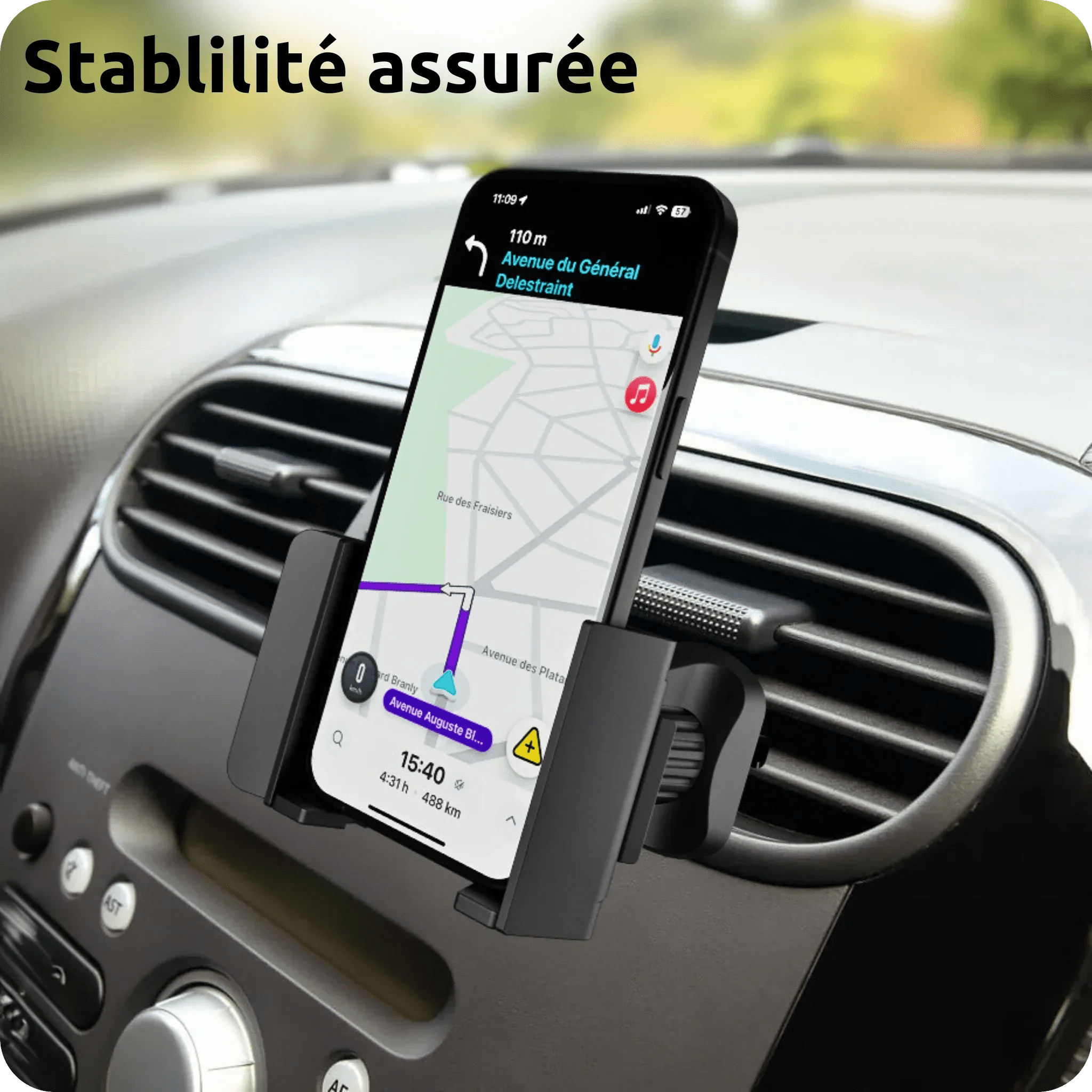 Kit Carclip - Support de téléphone pour voiture