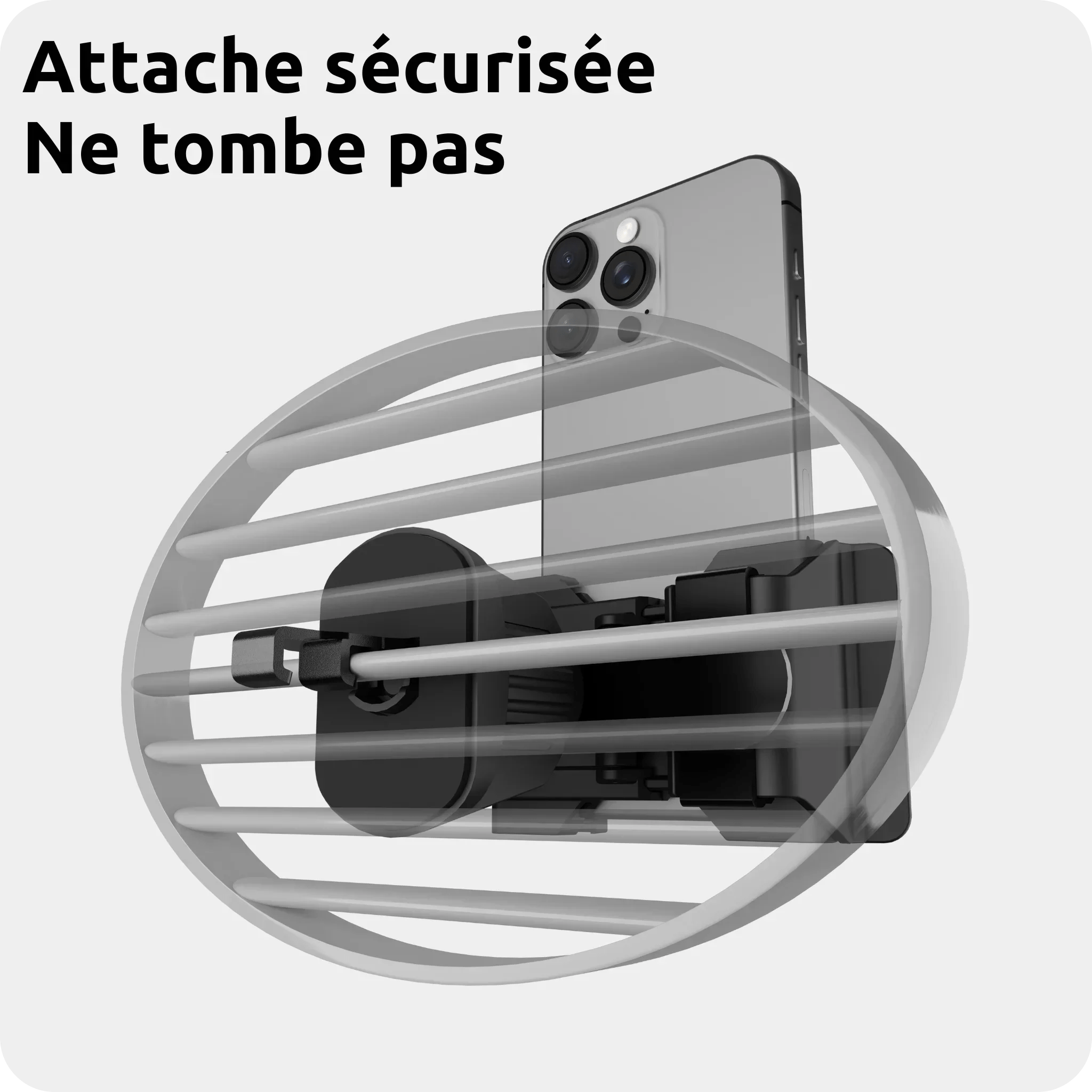Kit Carclip - Support de téléphone pour voiture