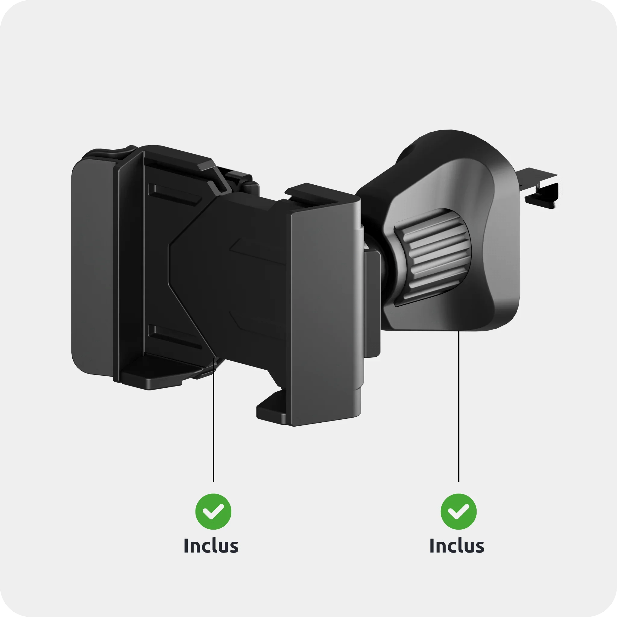 Kit Carclip - Support de téléphone pour voiture