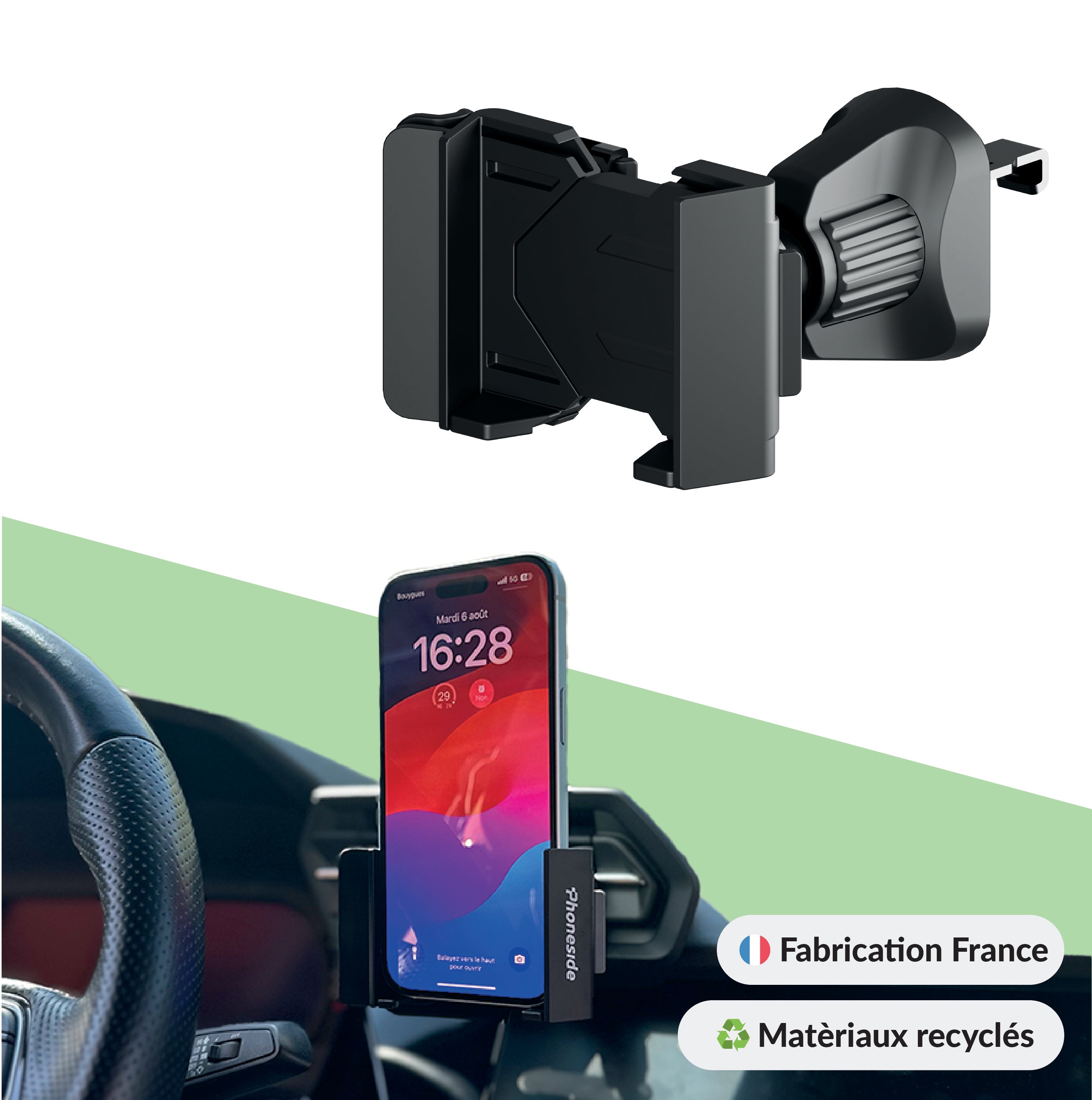 Carclip kit - car phone support